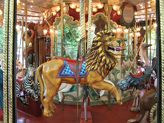 Photo du lion du grand carrousel