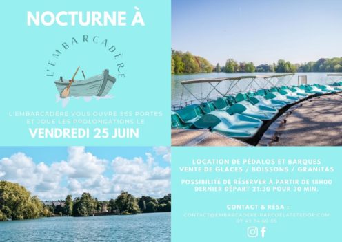 nocturne le 25 juin à l'embarcadere